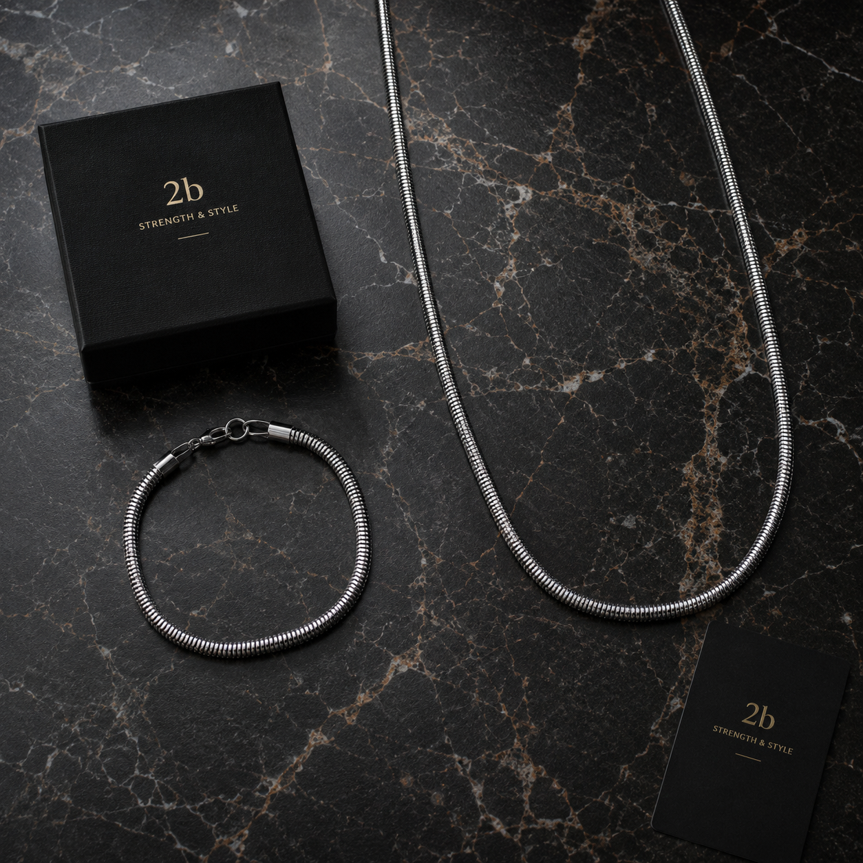 Collier et bracelet rond 1