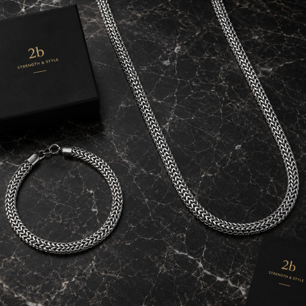 collier et bracelet style rolex 
