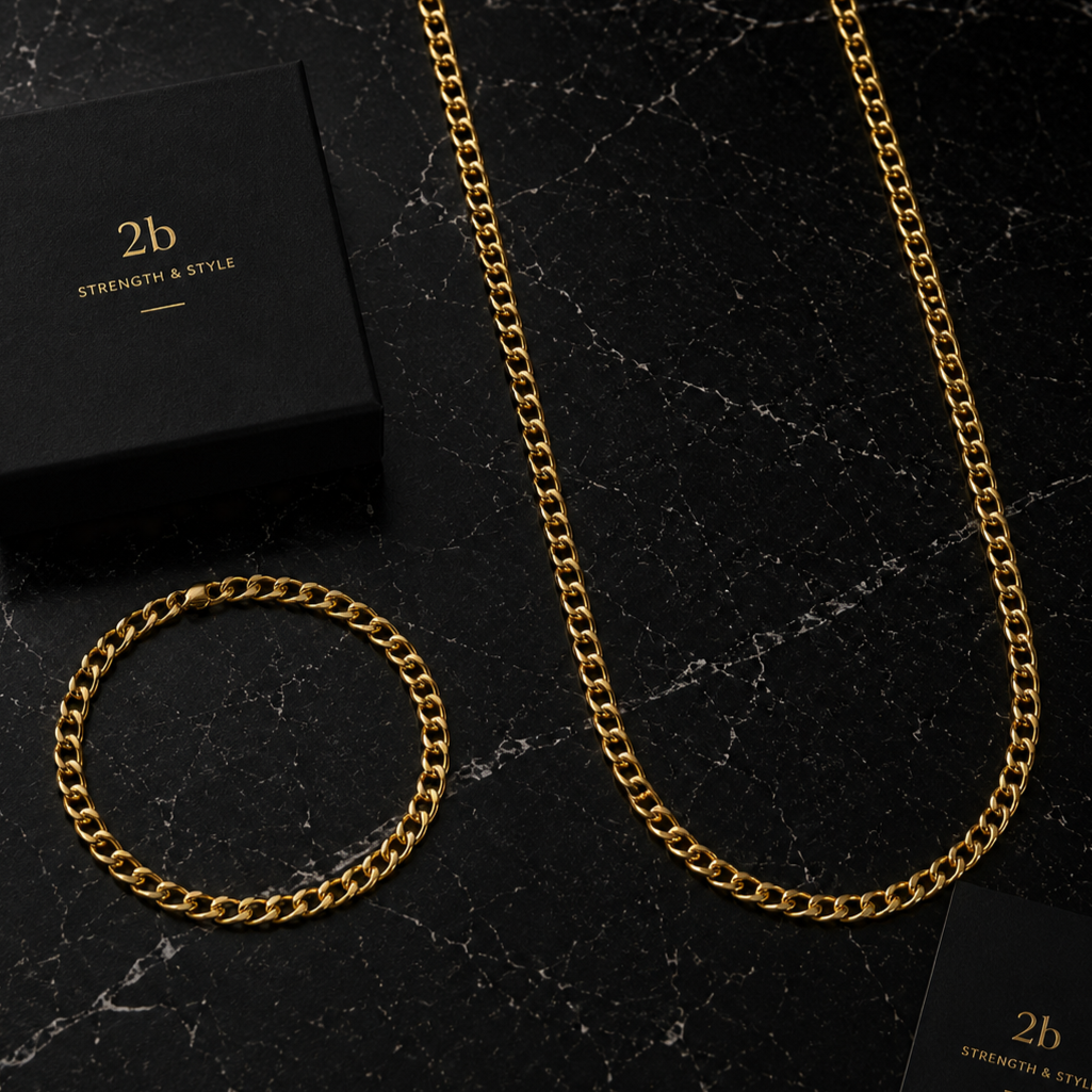 collier et bracelet 88 dore 1