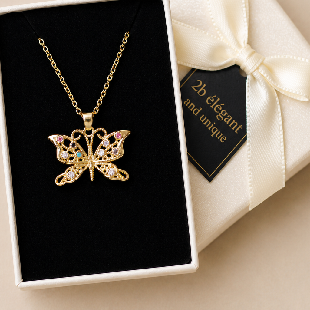 collier papillon 3