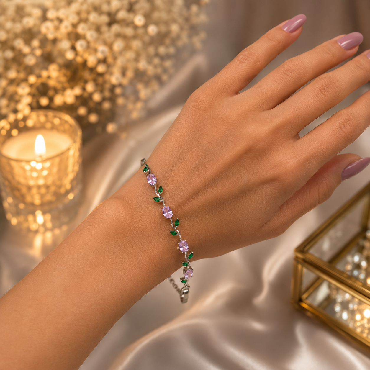 Bracelet tulipes 2